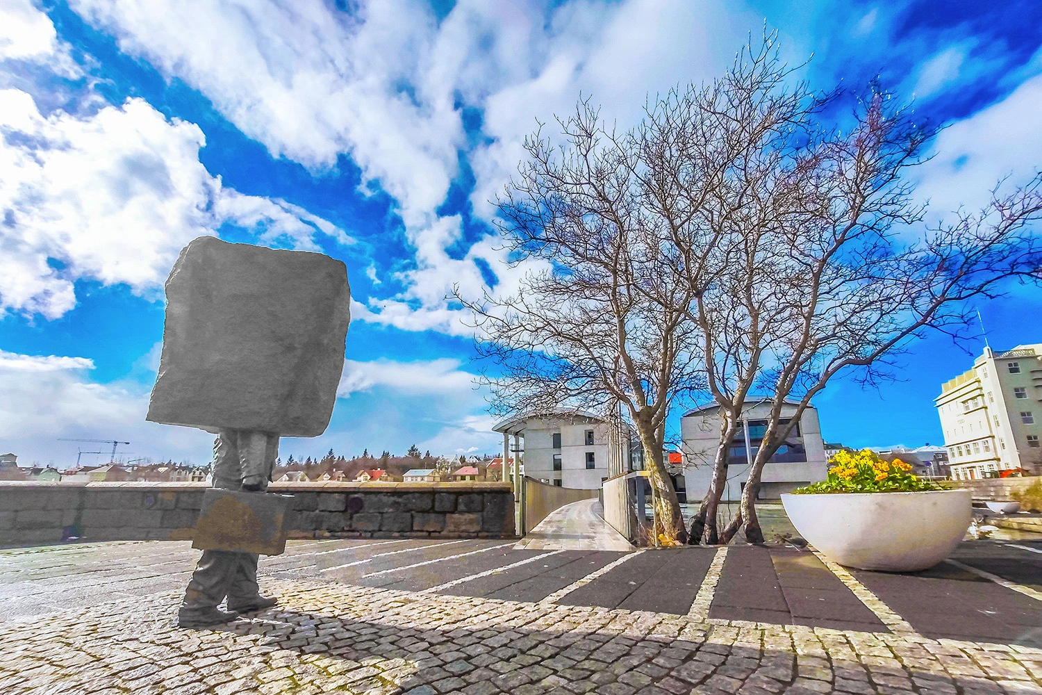 Monumento ao Burocrata Desconhecido - Reykjavík, Islândia