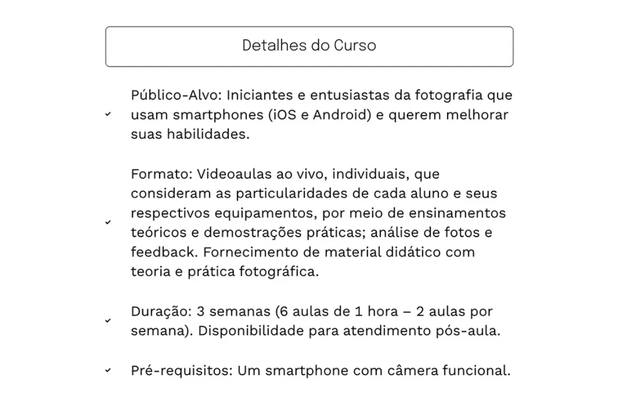 Curso de fotografia por smartphone